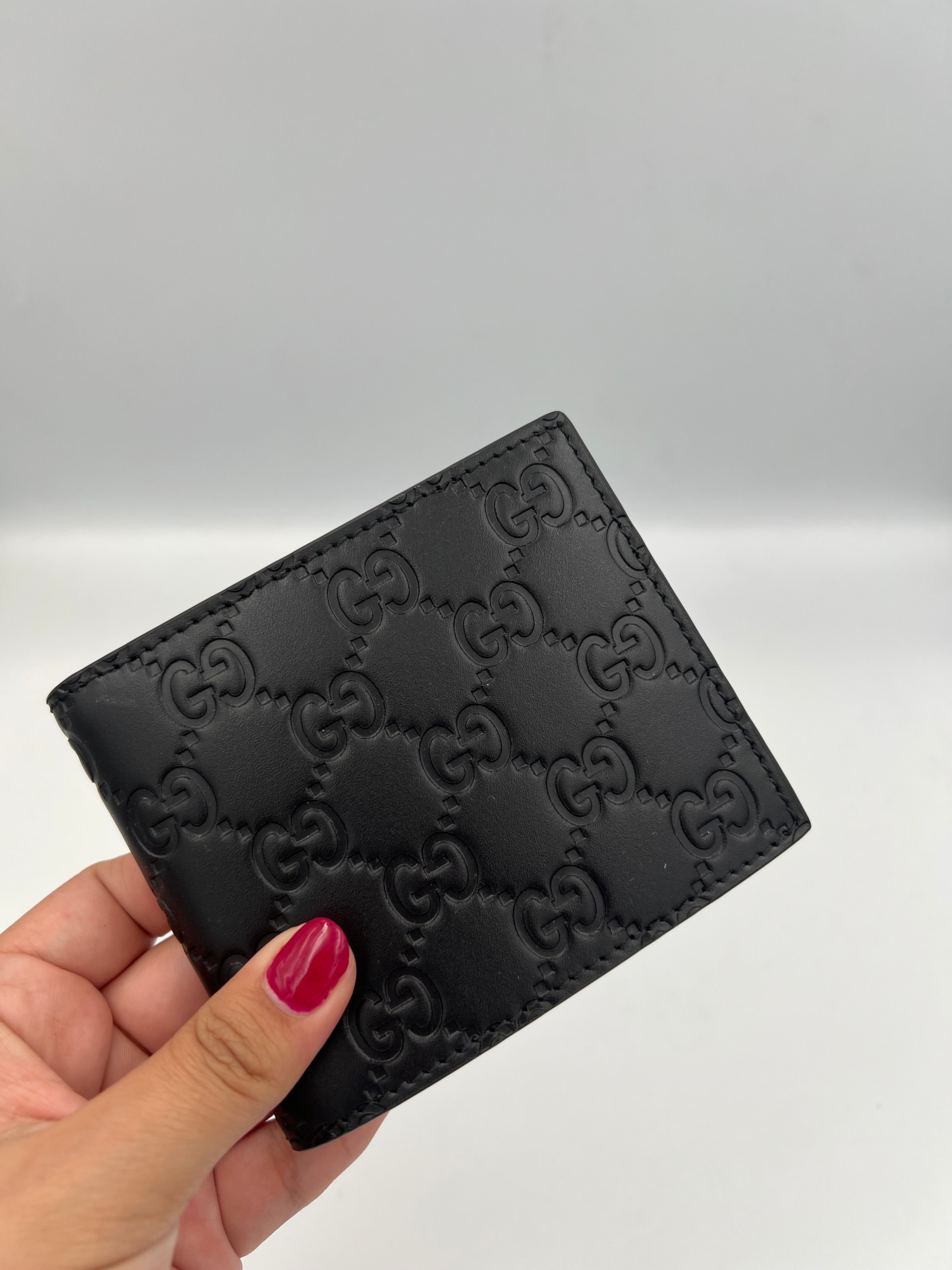 GG Embossed Bifold Wallet