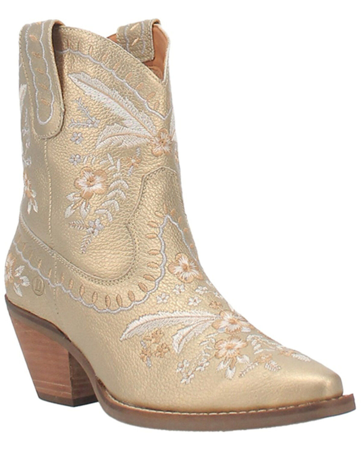 Embroidered Floral Western Boots