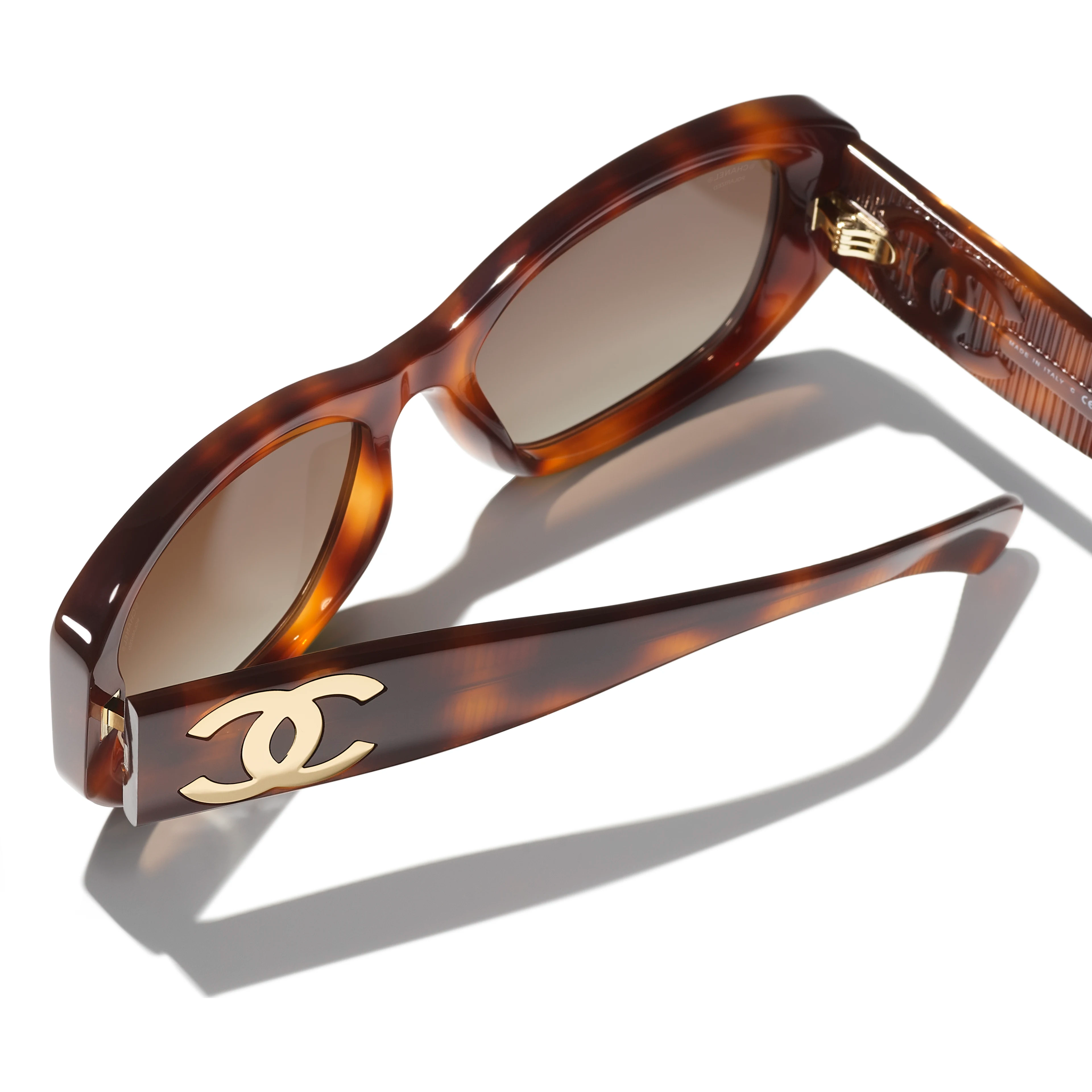 Havana Rectangle Sunglasses