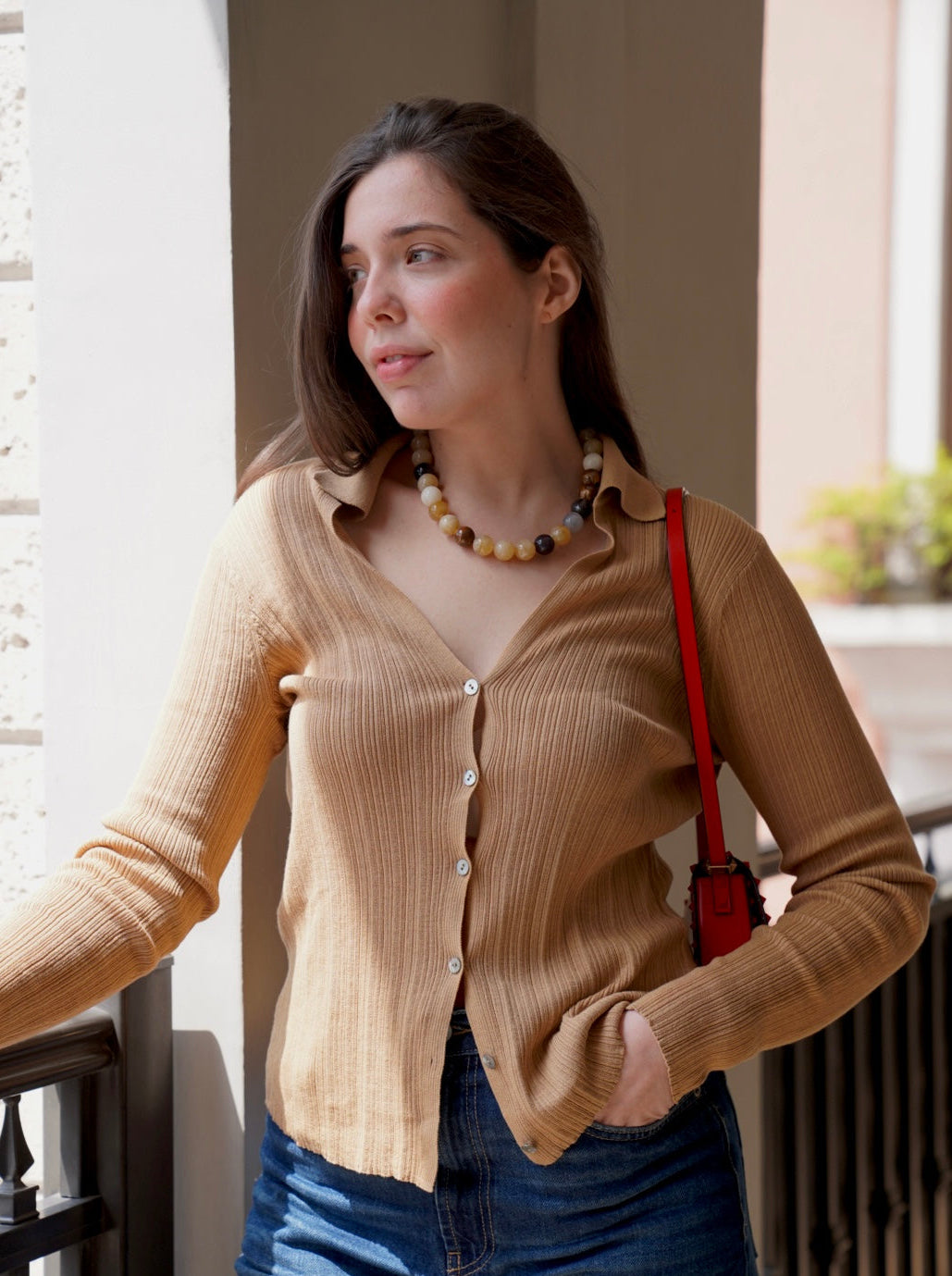 Ribbed Cardigan