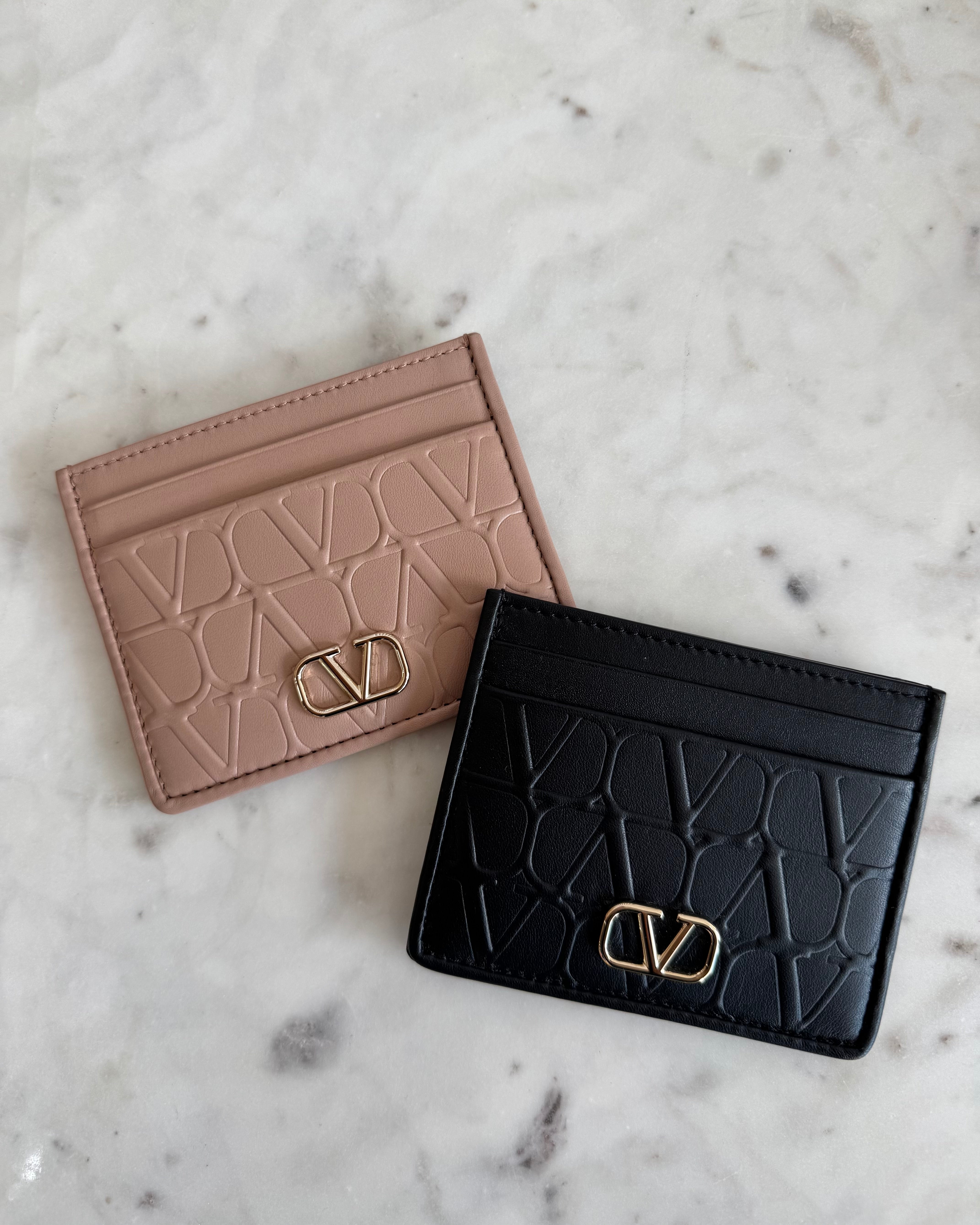 VLogo Embossed Card Holder