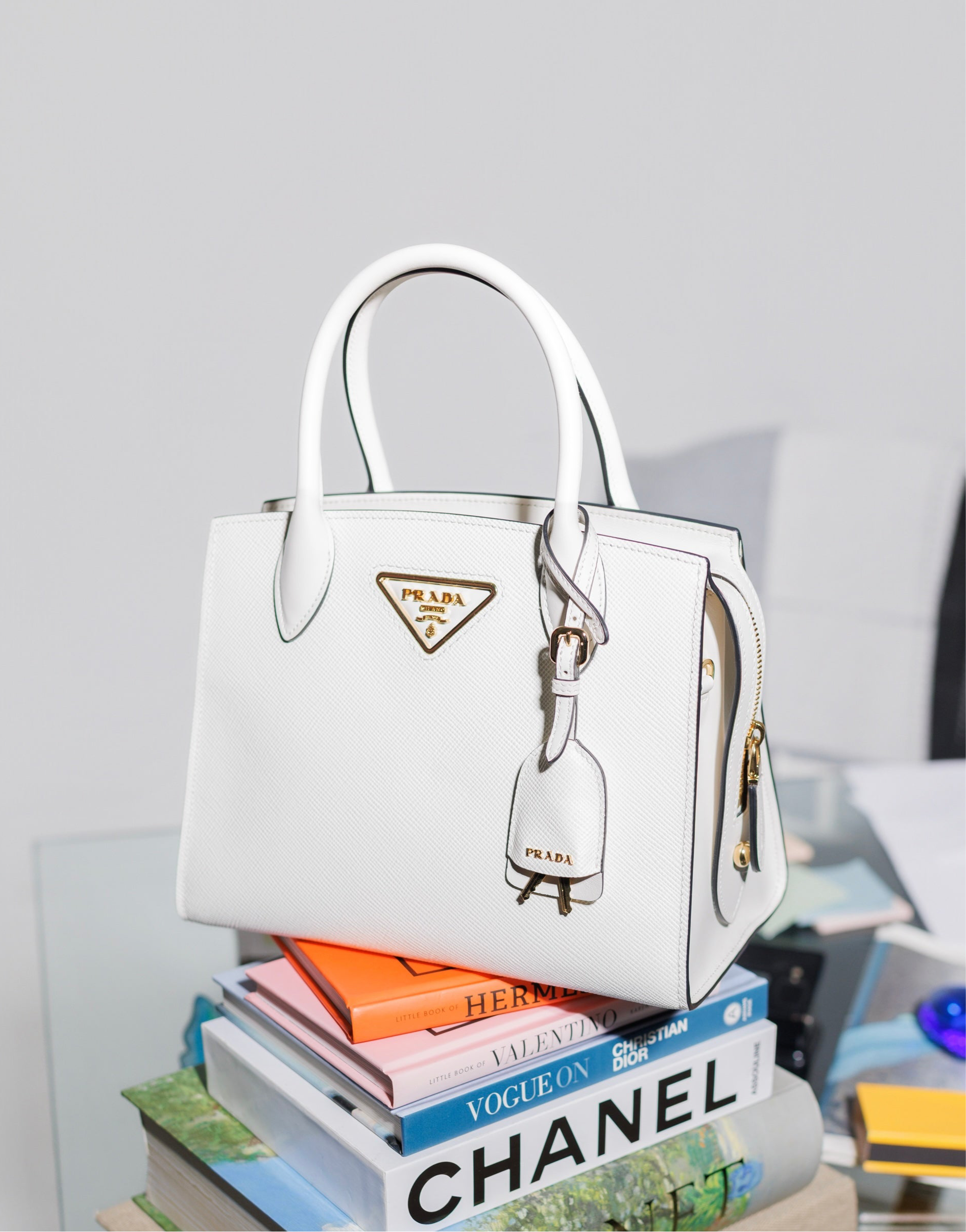 Kristen Saffiano Small Tote Bag