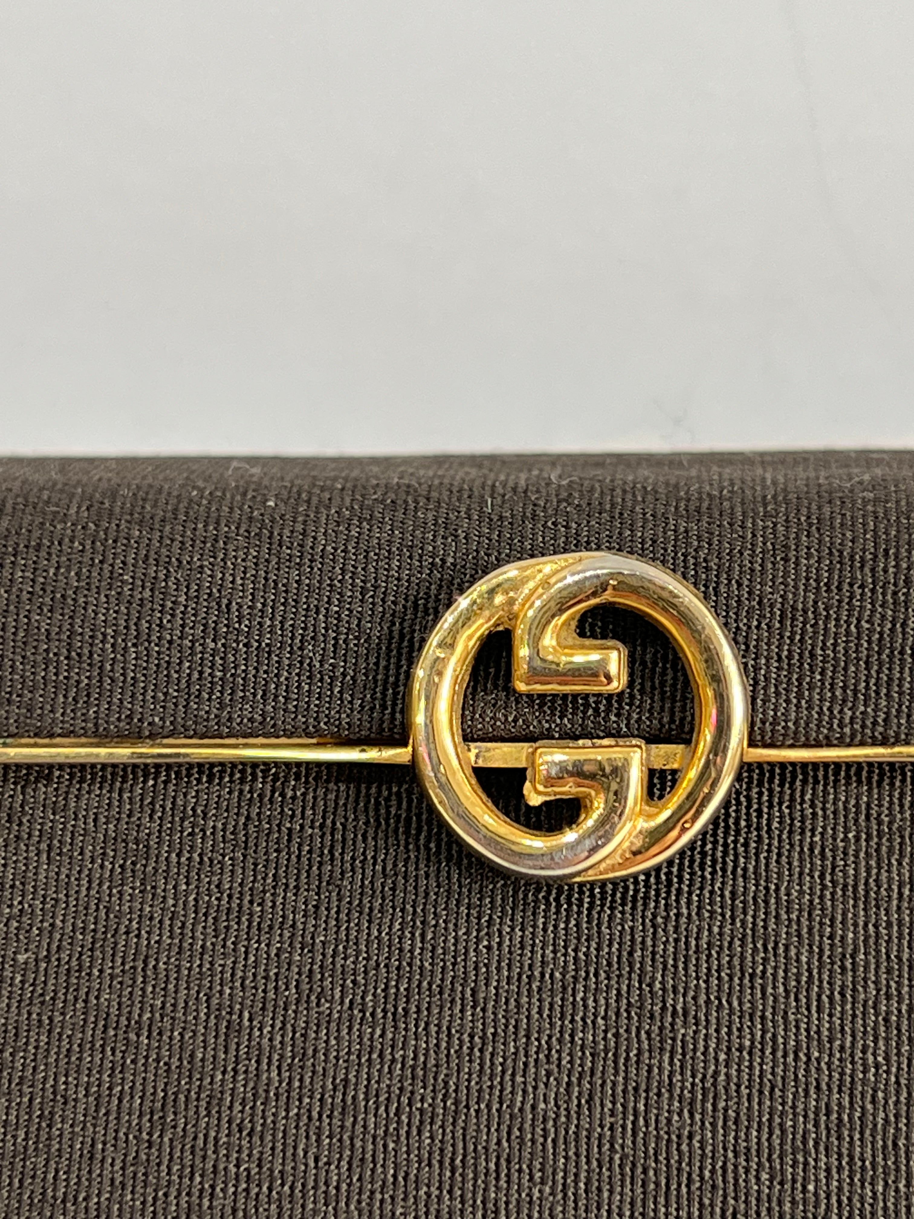 Olive Vintage Frame Clutch