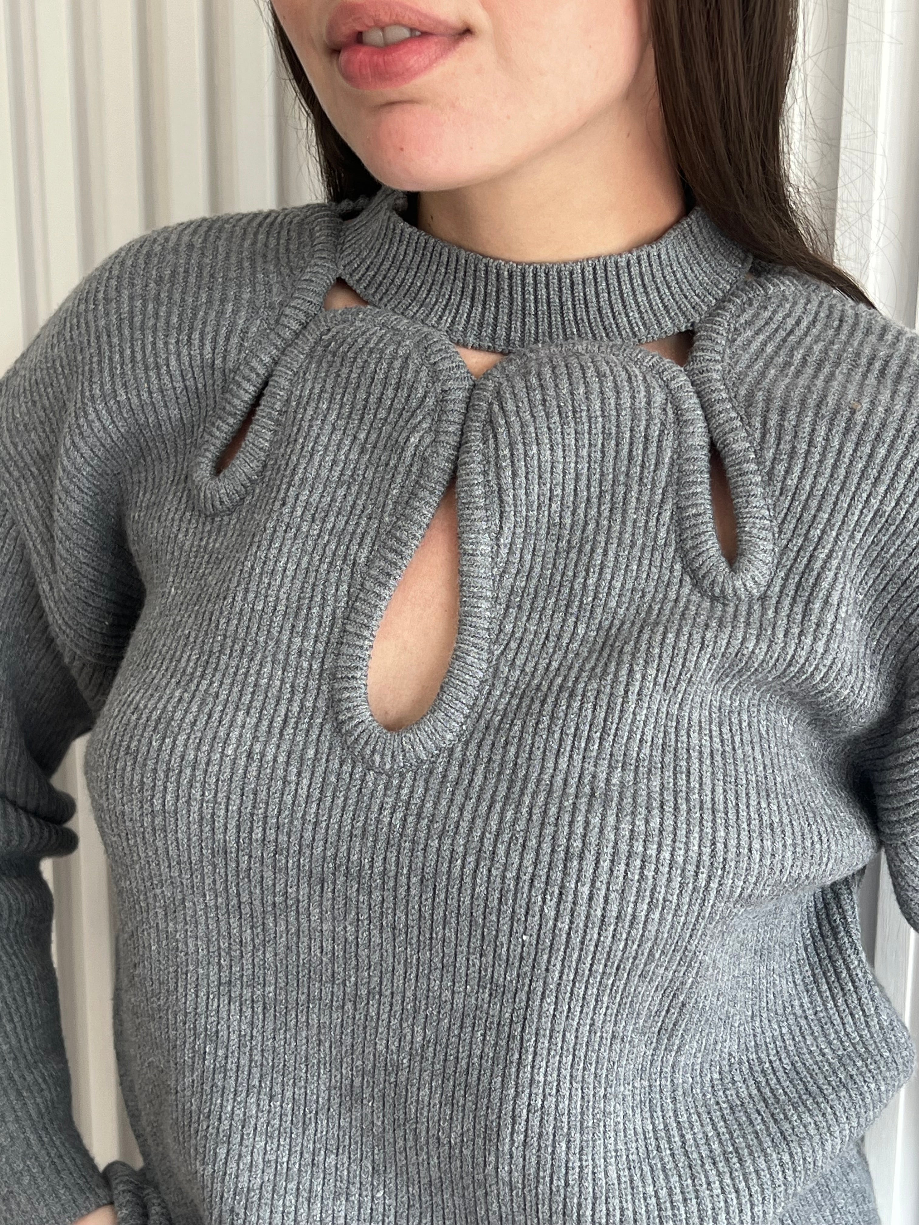 Ribbed Knit Sweater