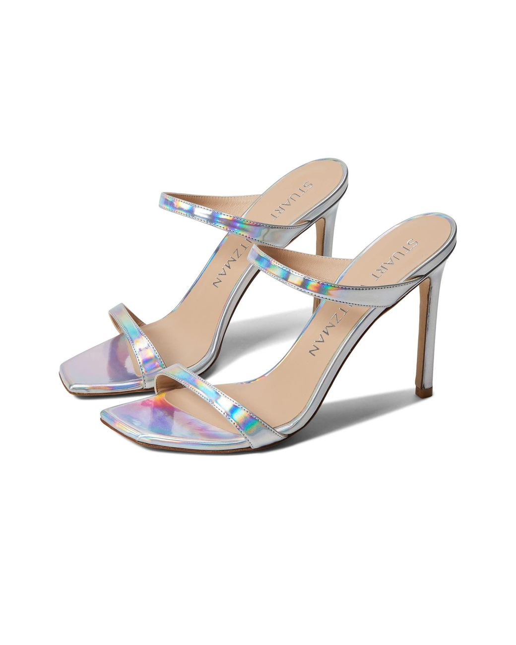 Aleena 100 Holographic Heeled Sandals