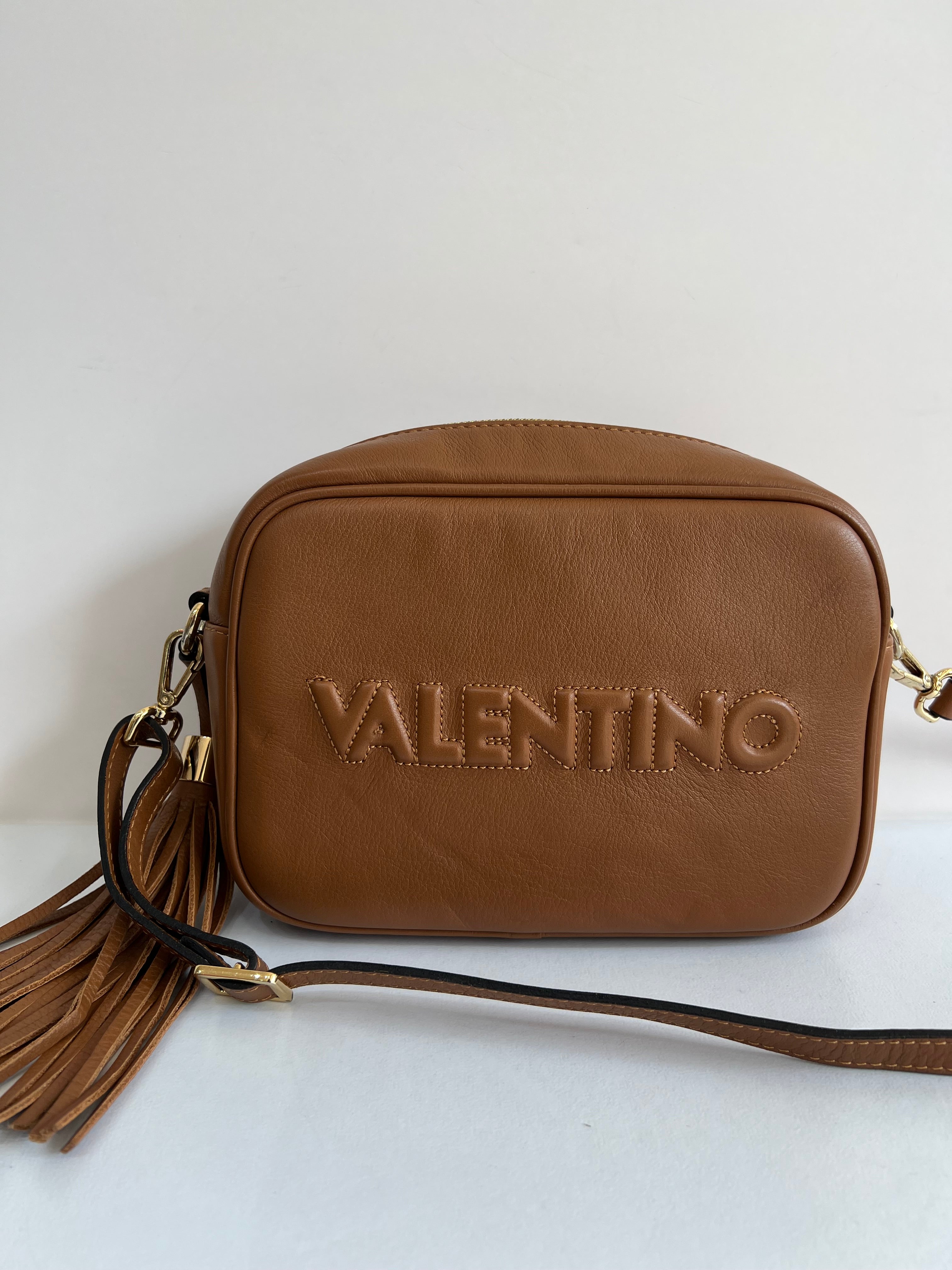 Mia Embossed Leather Crossbody Bag