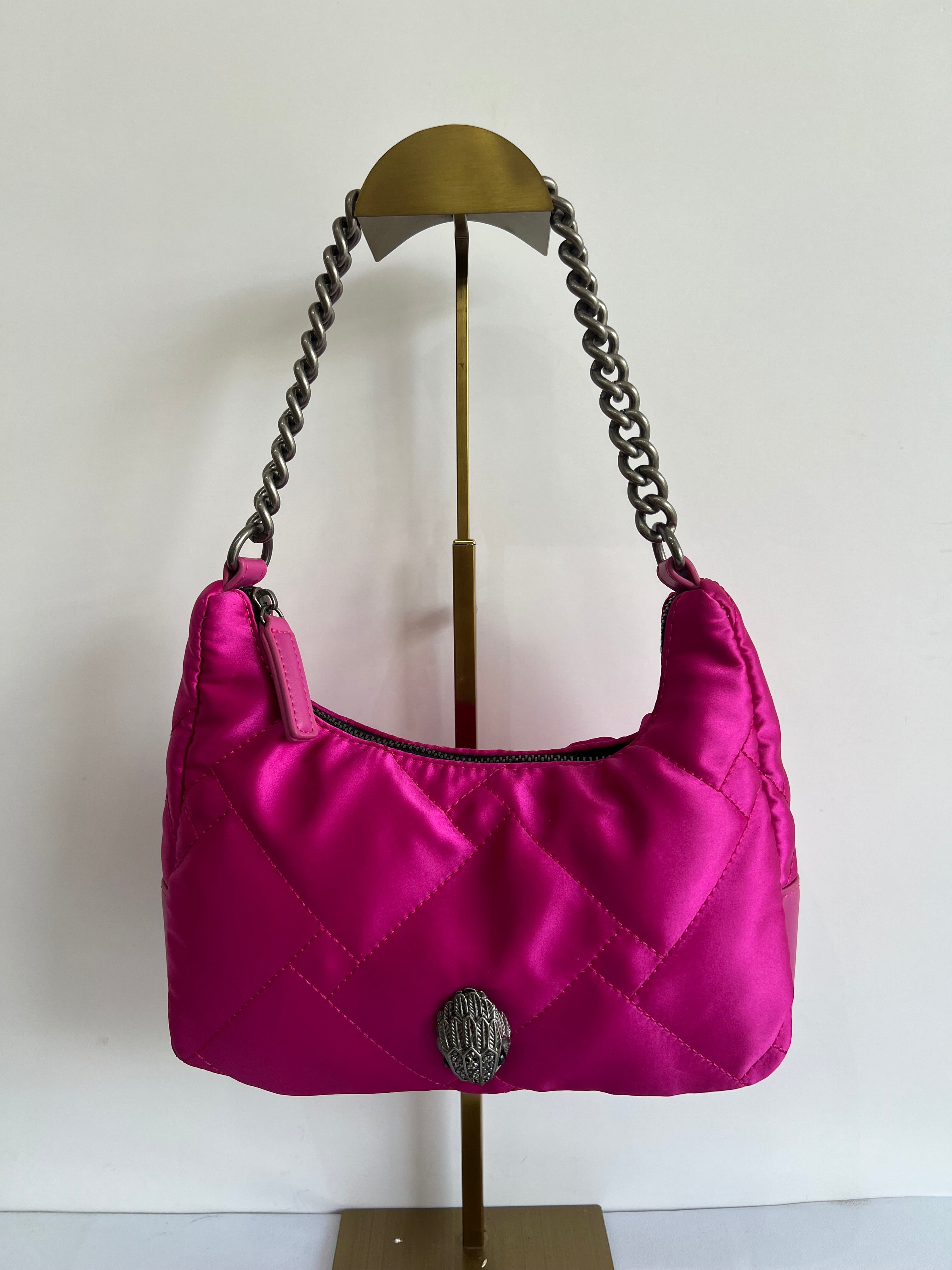 Nylon Shoulder Bag Fucsia