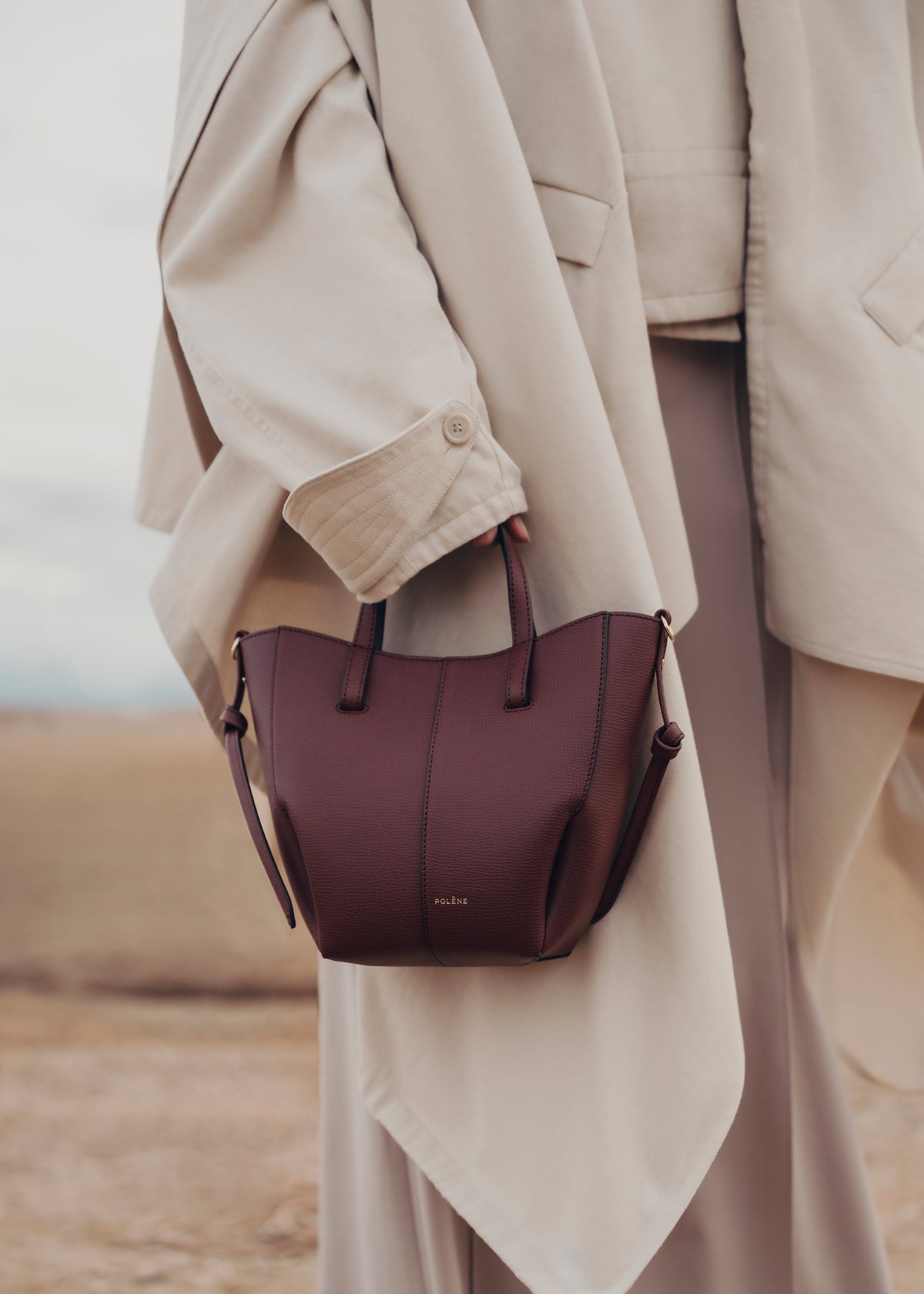 Cyme Tote Nano | Burgundy