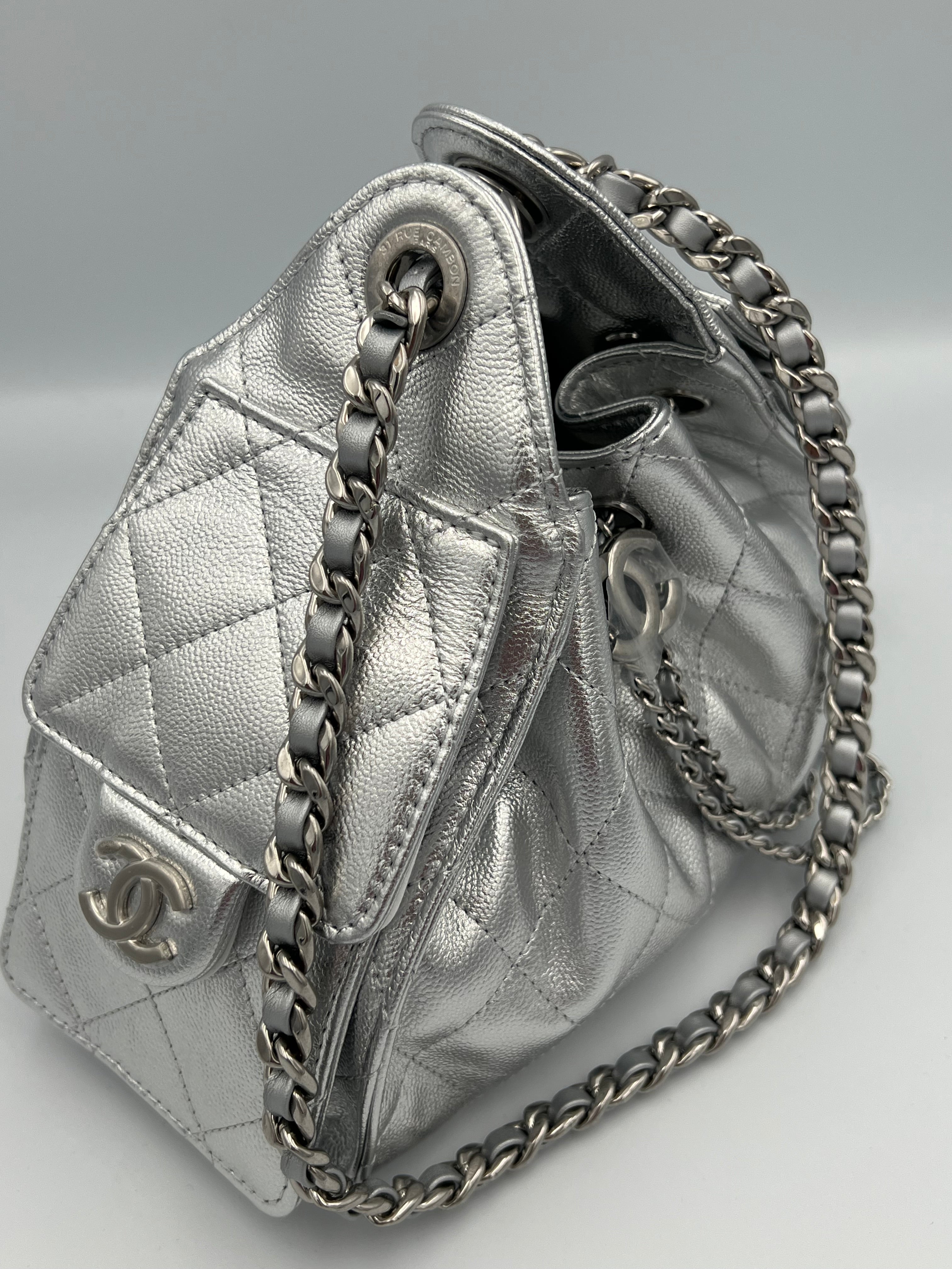 26C Mini Hobo Silver Bag