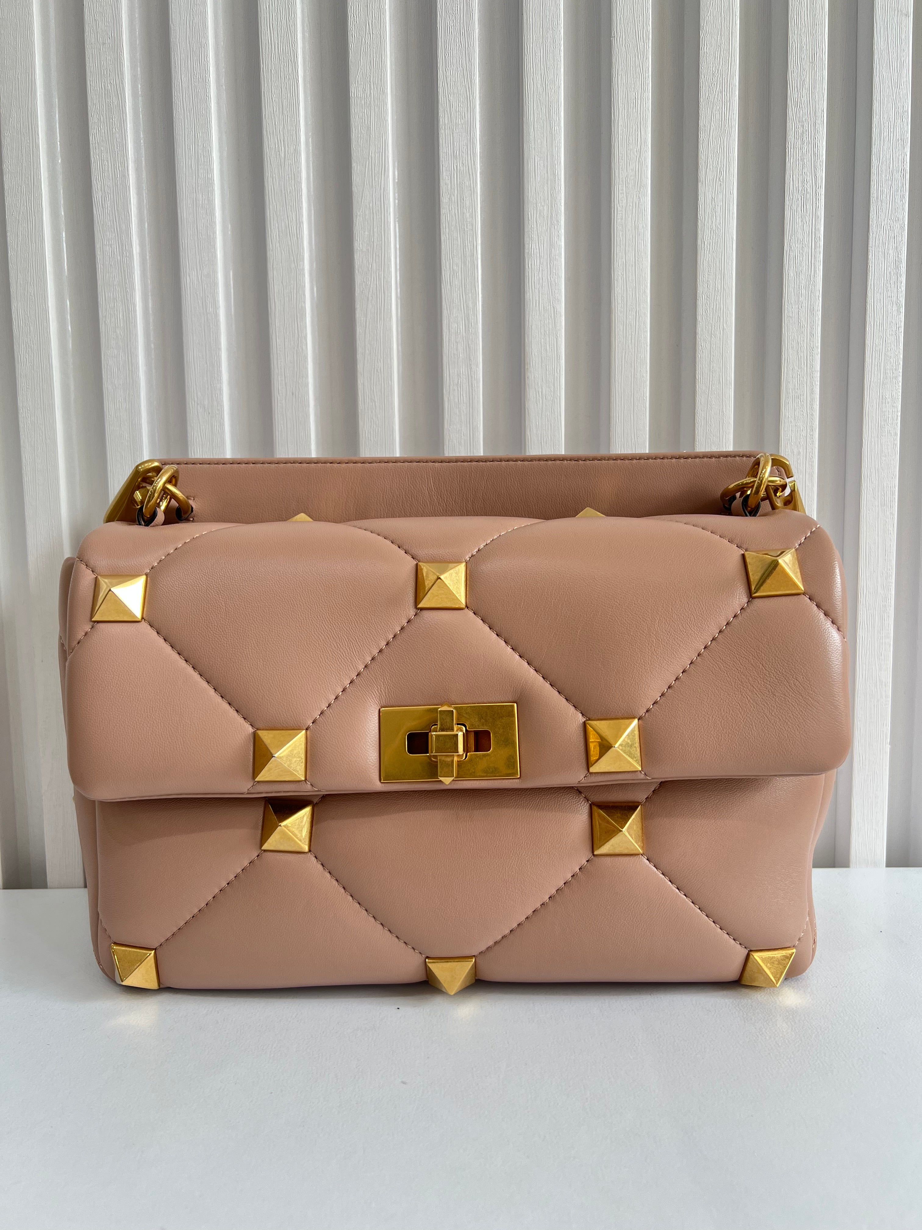 Top Handle Roman Stud Bag