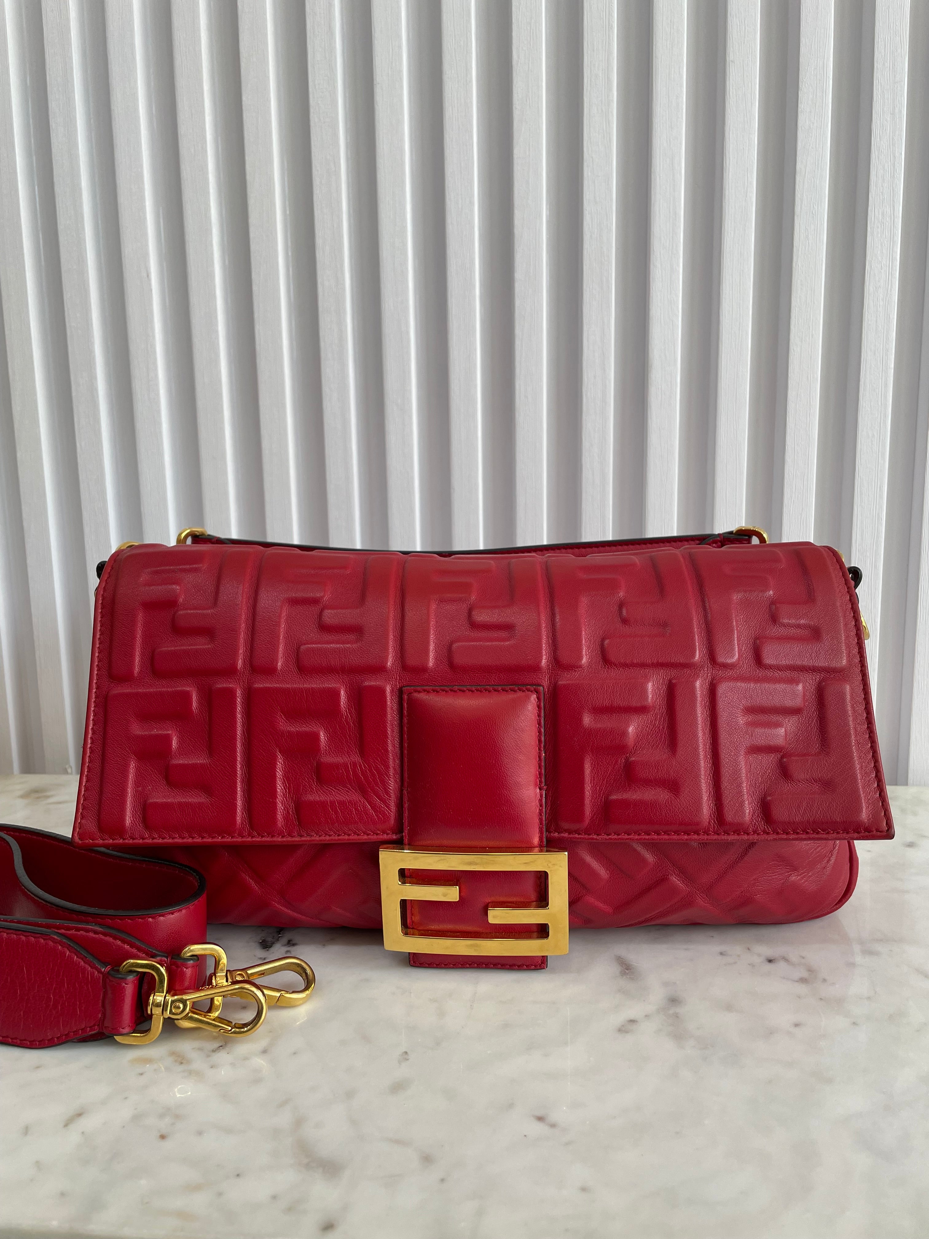 Baguette NM Zucca Embossed Bag