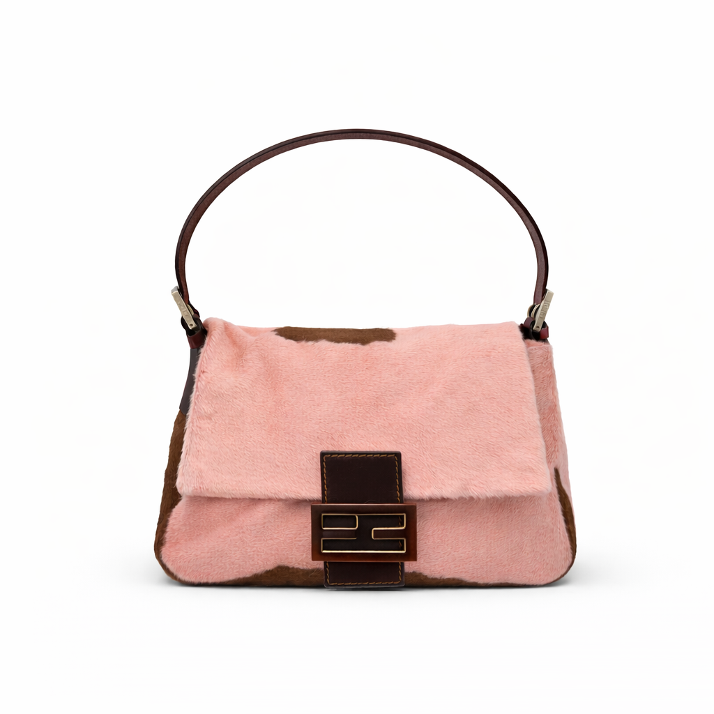 Cow Print Vintage Shoulder Bag