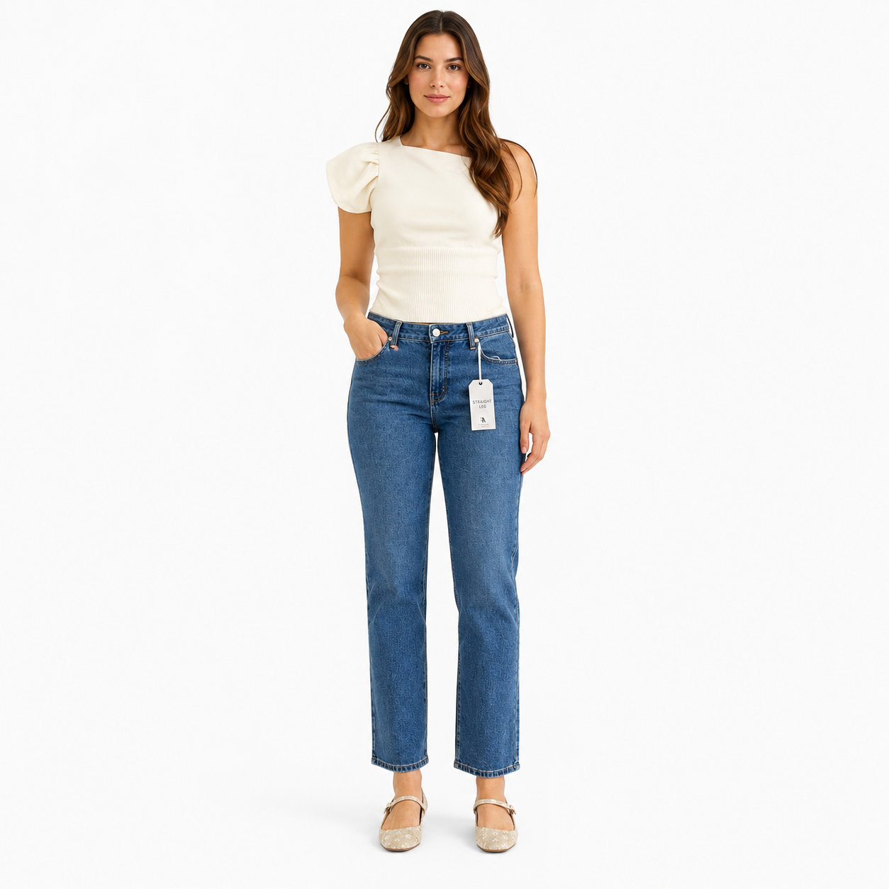 Straight Leg Cherry Jean