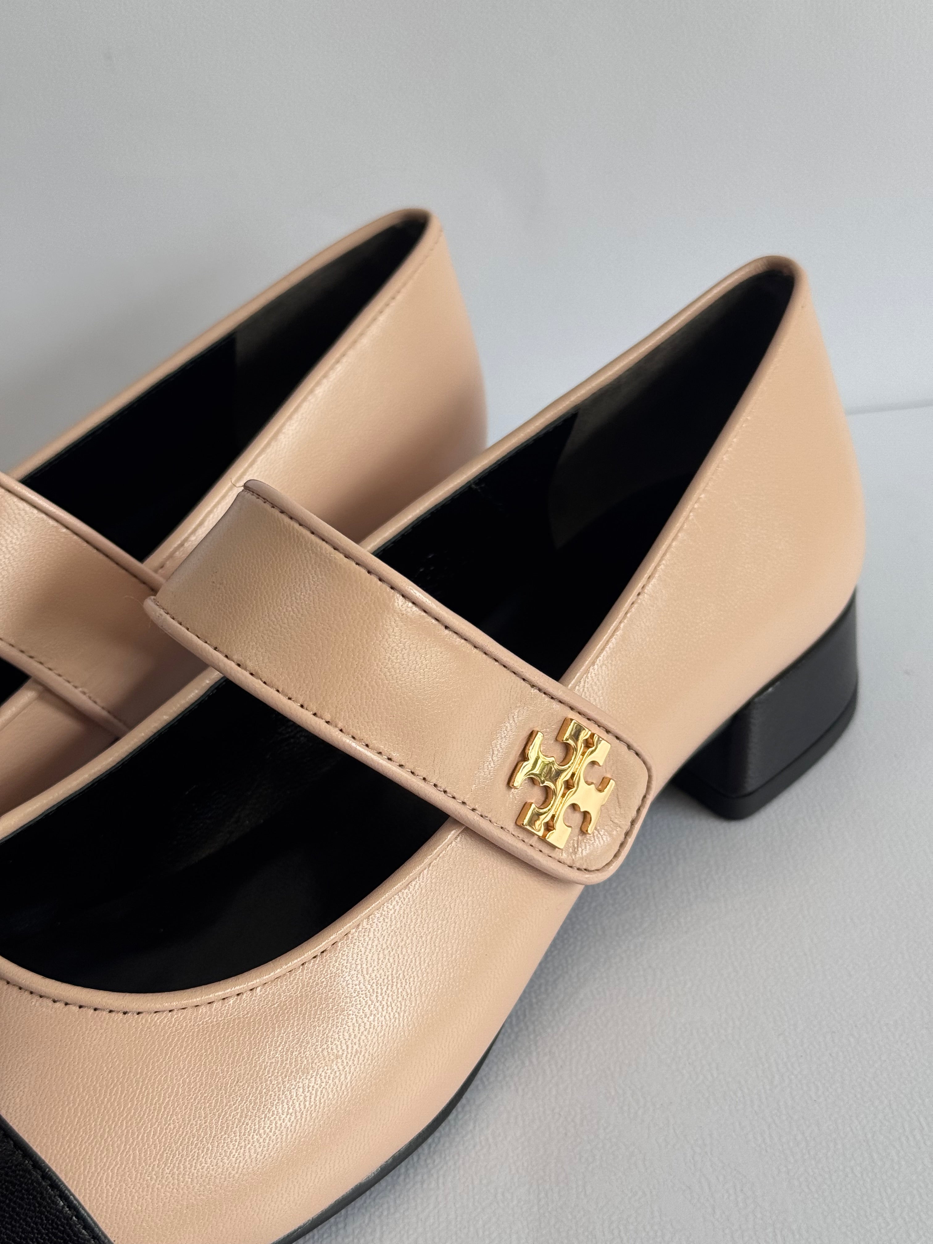 Cap-Toe Mary Jane Flats