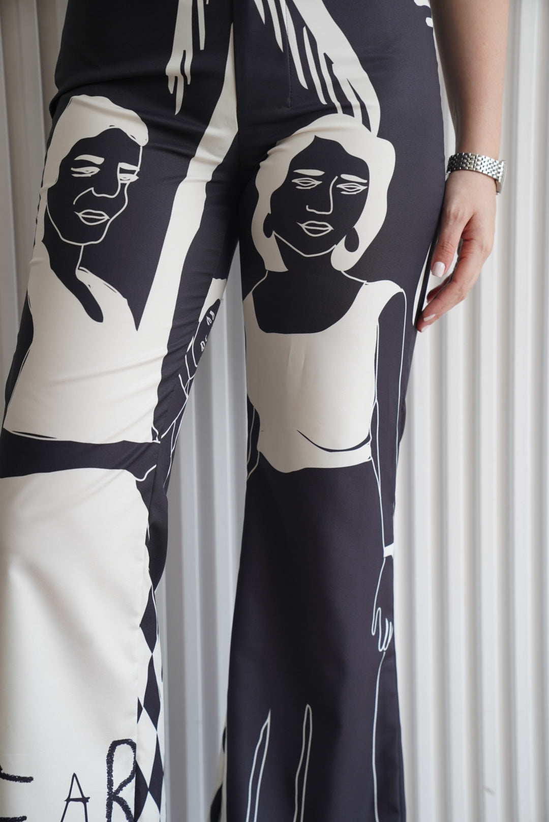 B&W Pattern Pant