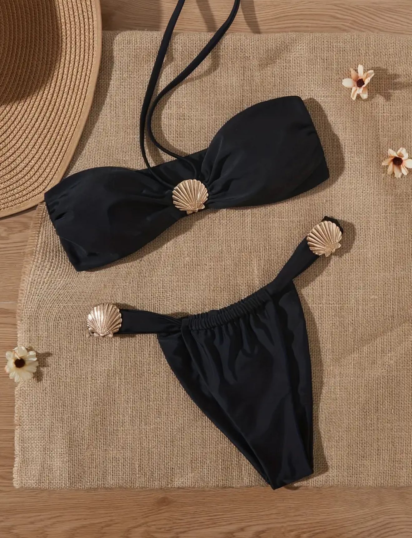 Golden Shell Bikini Set (M)