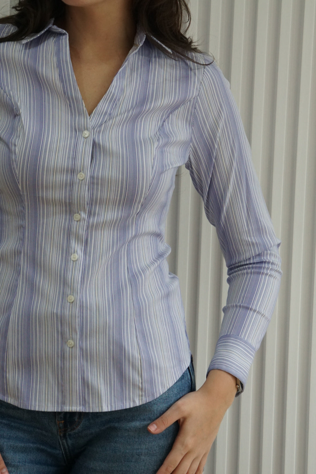 Long Sleeve Striped Shirt