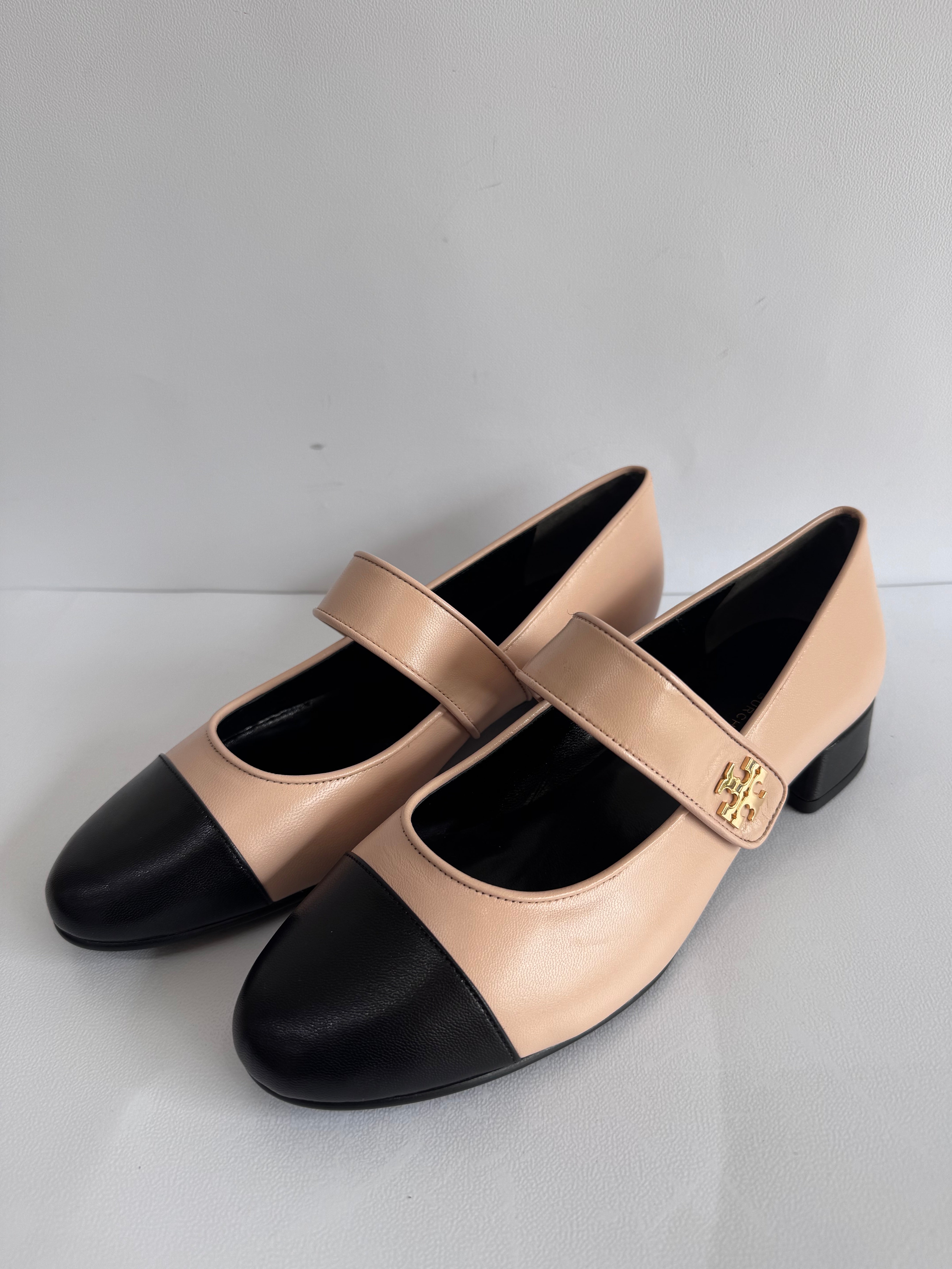 Cap-Toe Mary Jane Flats