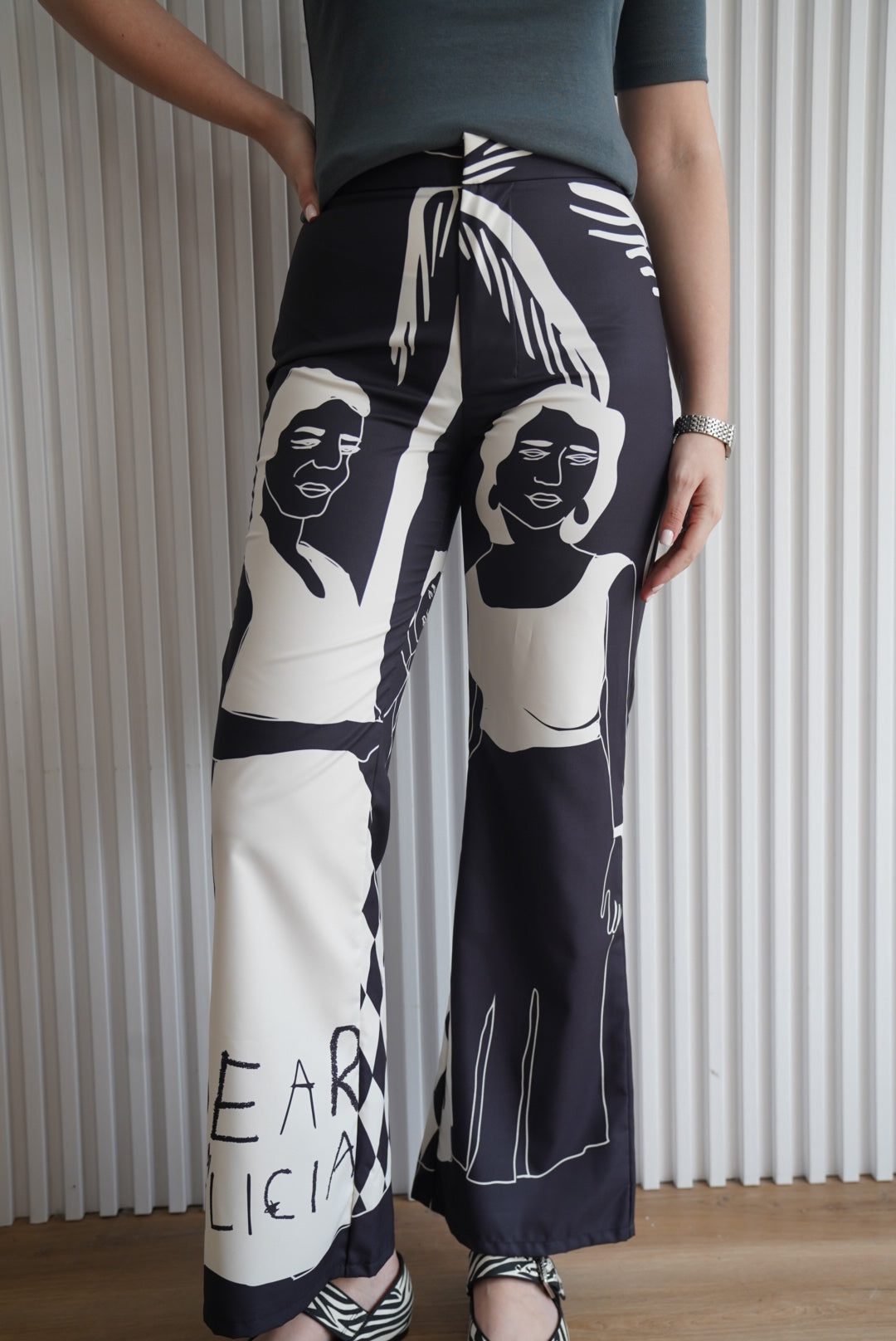 B&W Pattern Pant