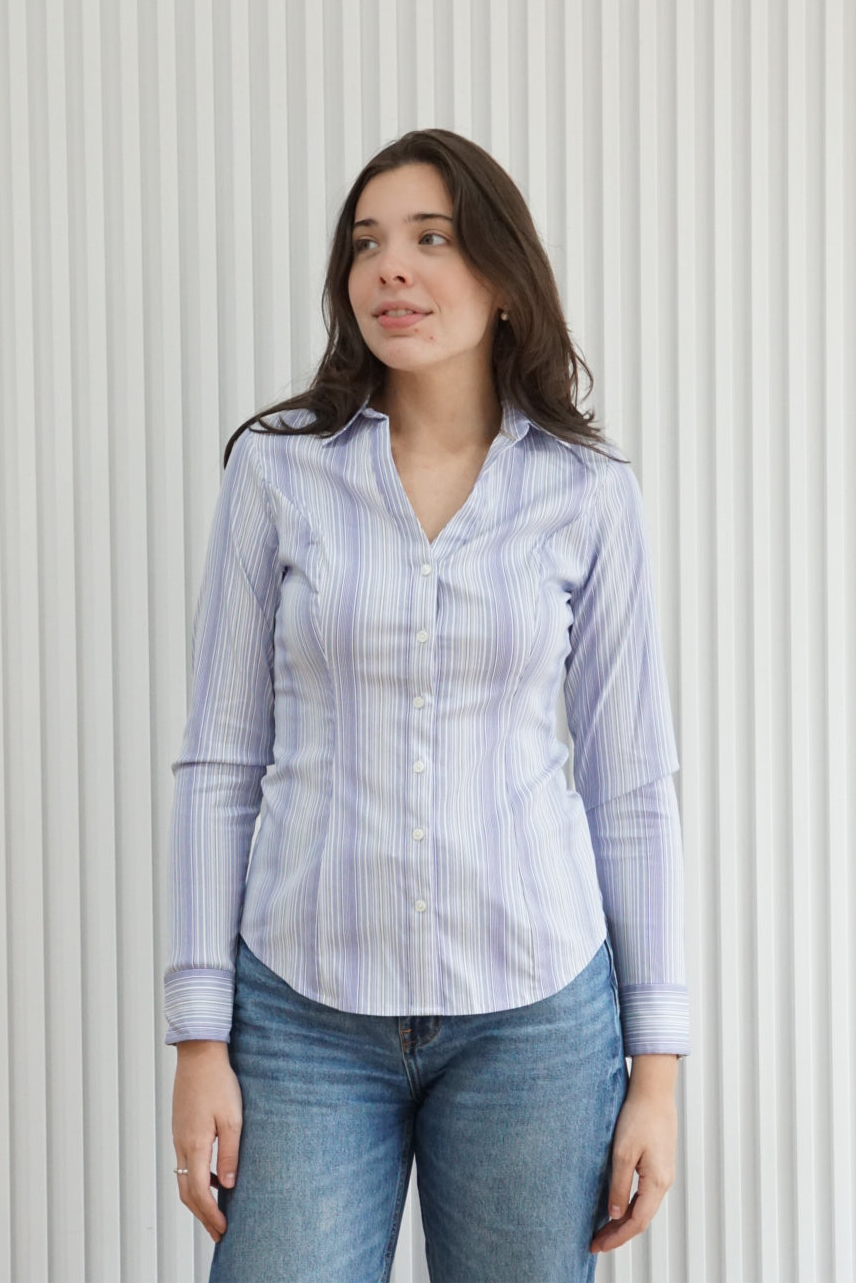 Long Sleeve Striped Shirt