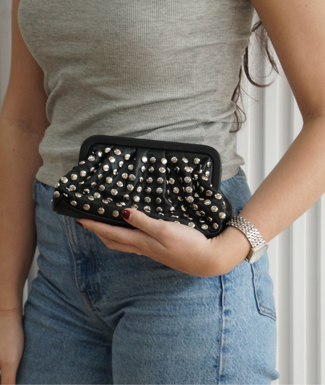 Studded Clutch