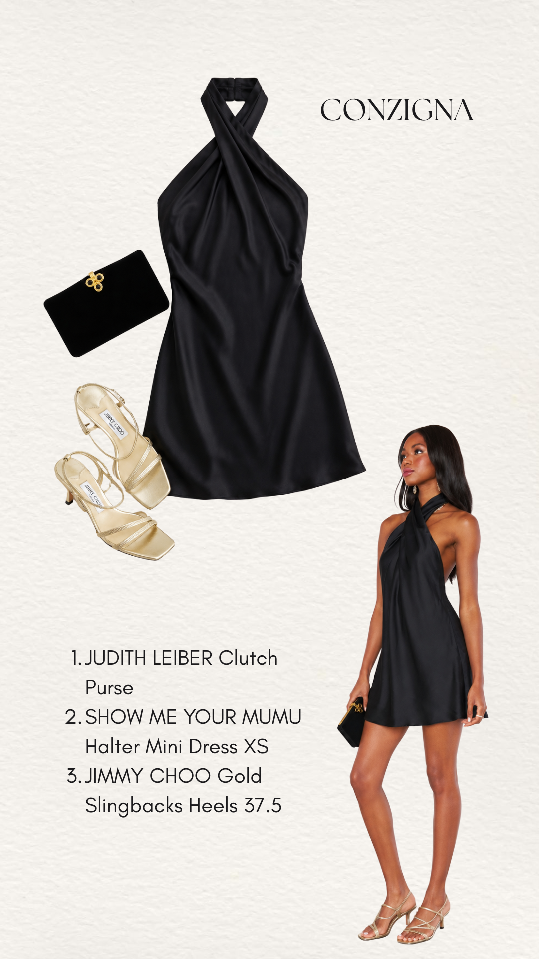 Jasmine Halter Mini Dress