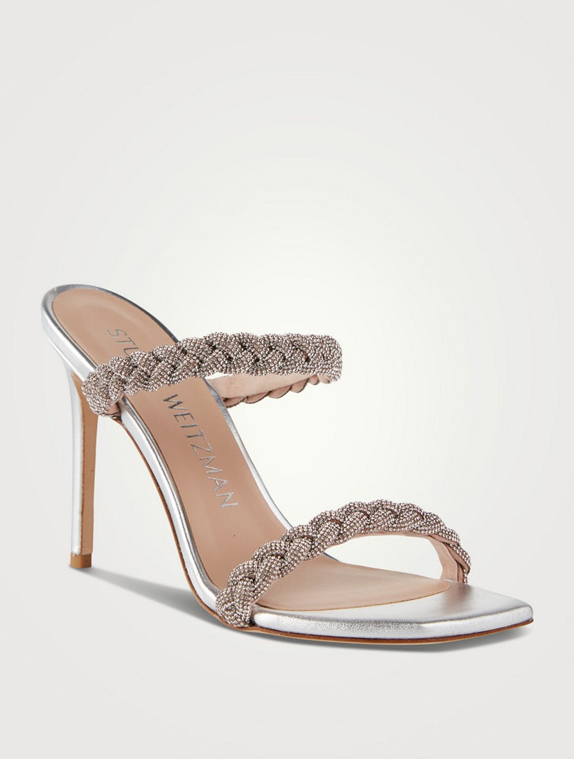 Addison Rhinestone Straps Heels