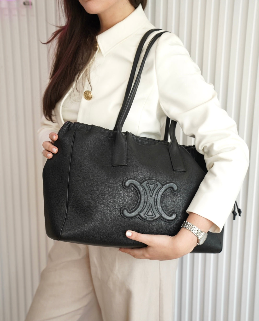 Triomphe Large Tote Bag