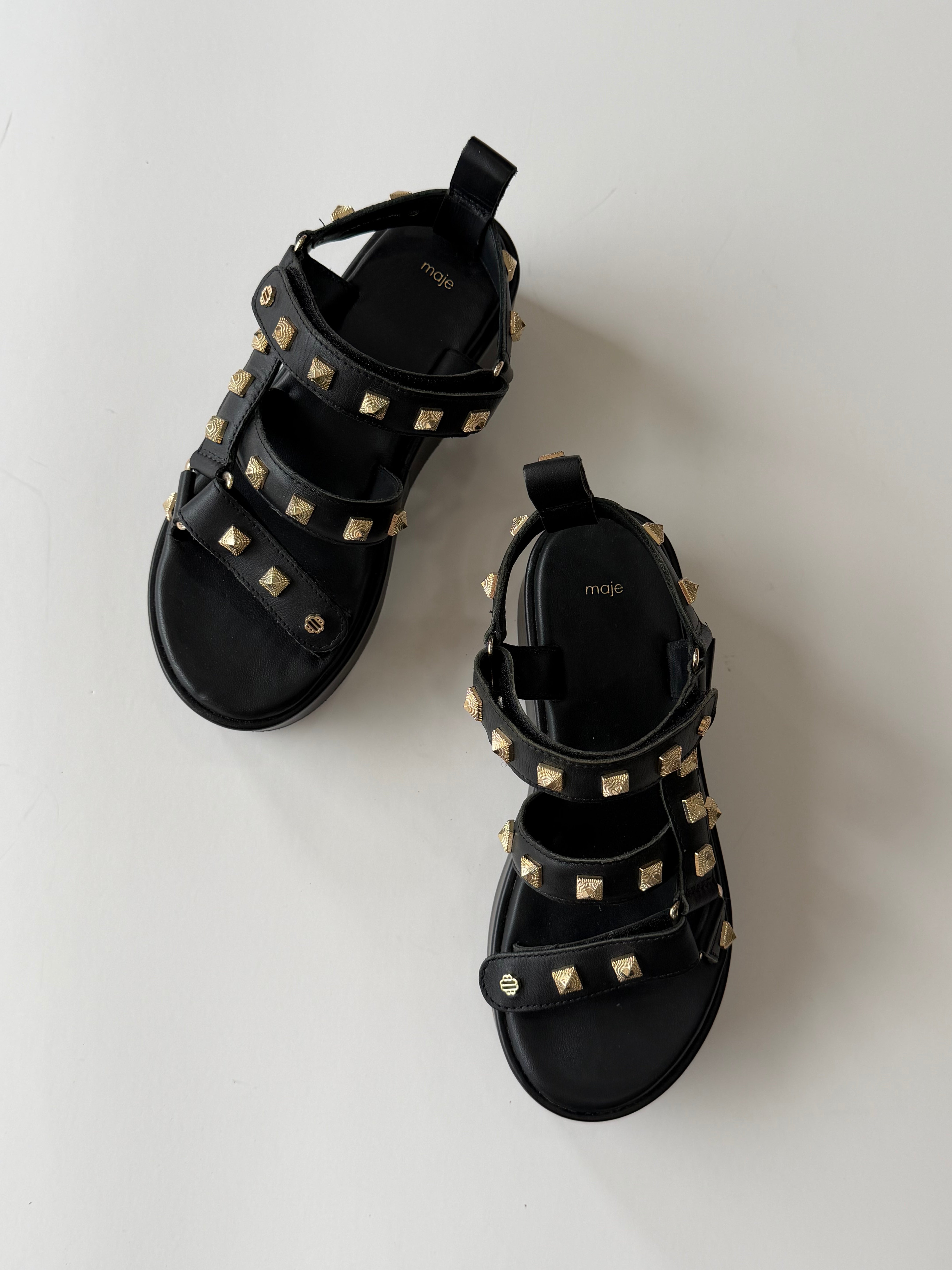 Studded Platform Sandals