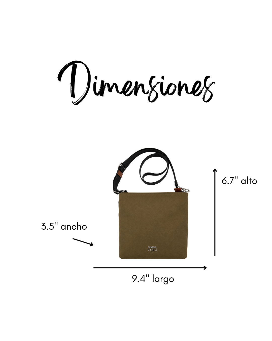 Khaki Green Crossbody Bag