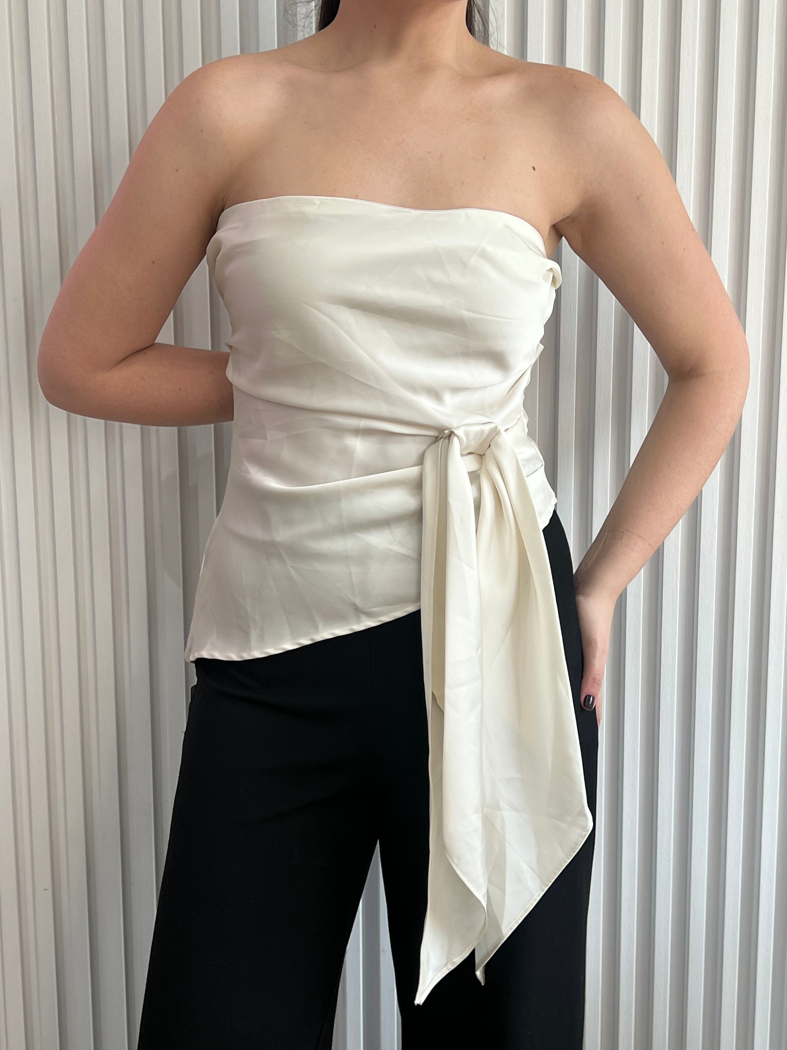 Strapless Knotted Top (M)