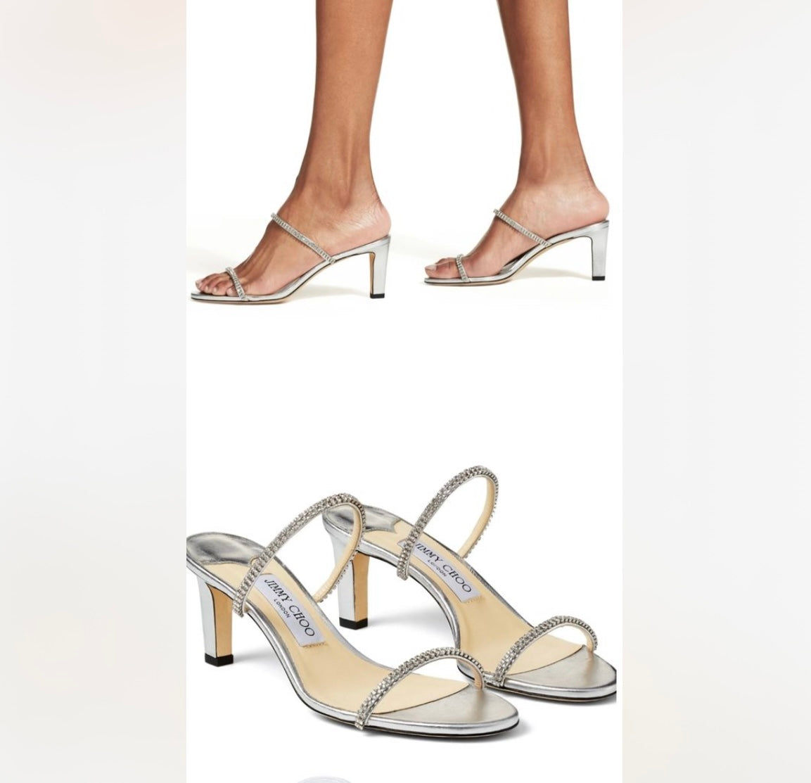 Brea 65 Crystal-Embellished Heeled Sandals