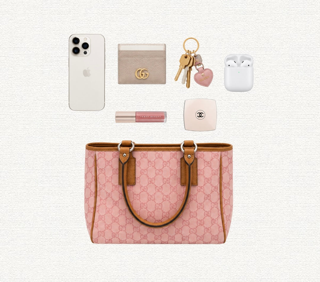 GG Canvas Small Tote Bag
