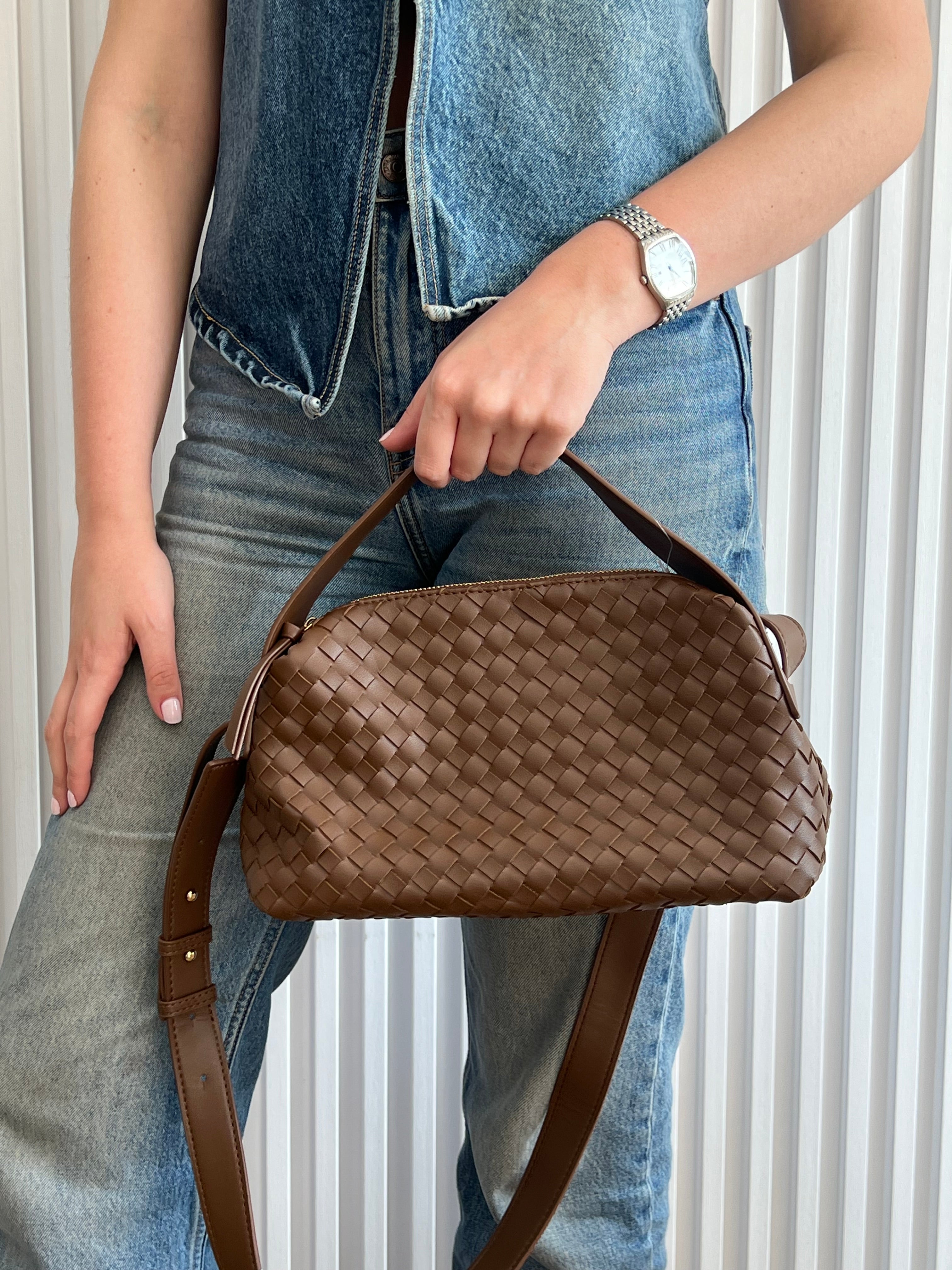 Woven Crossbody Bag