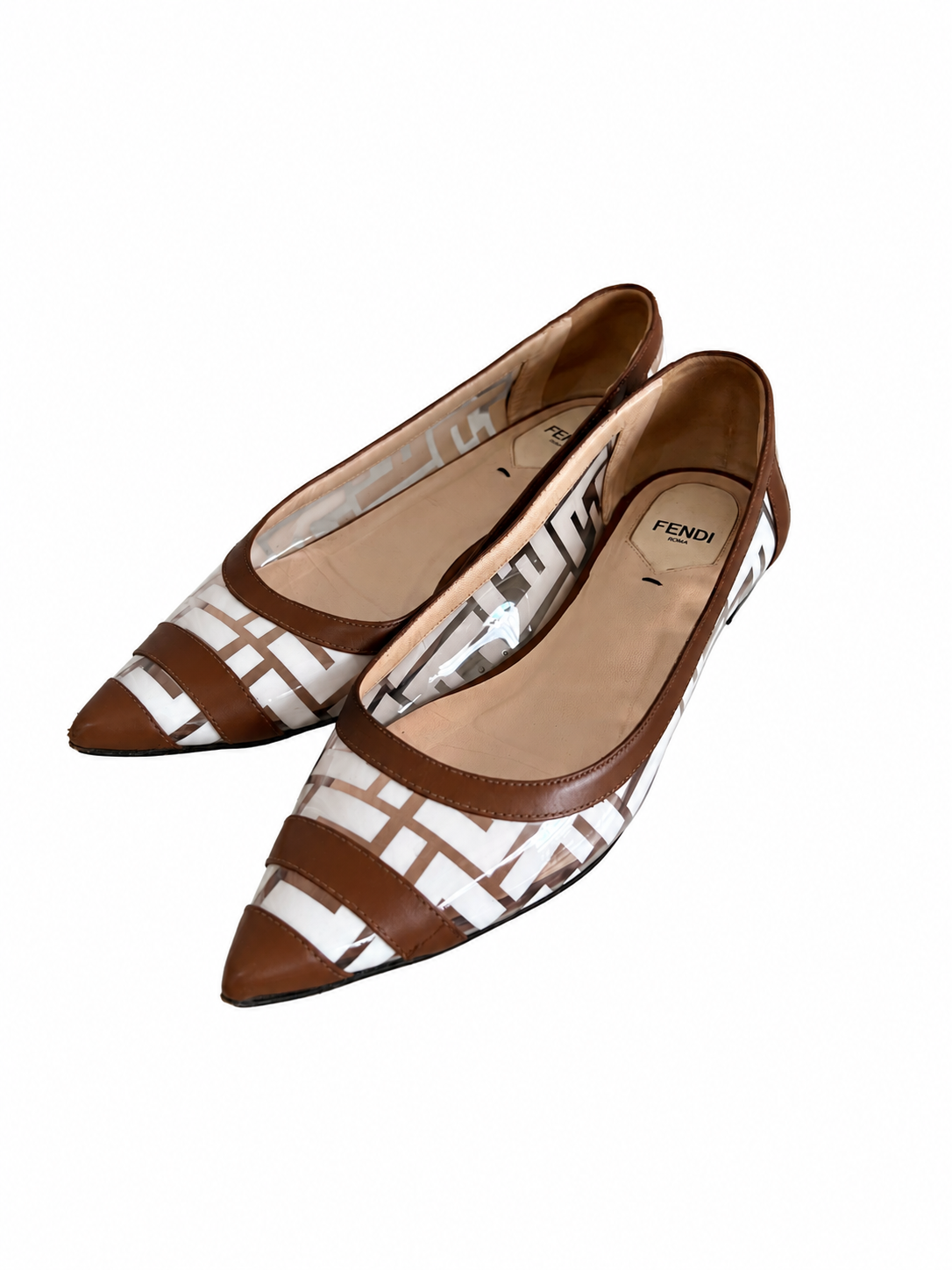Zucca FF Logo Ballet Flats